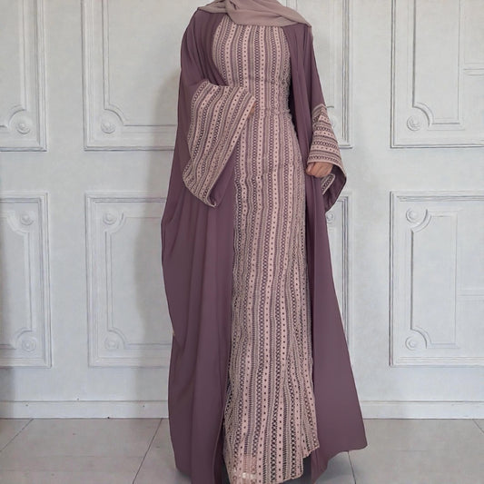 عباية أرجوان - بنفسجي هادئ