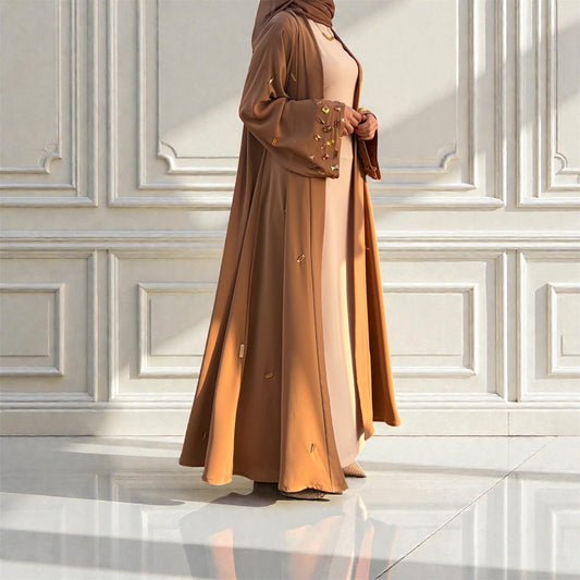 عباية تَرف - بُني عسلي -