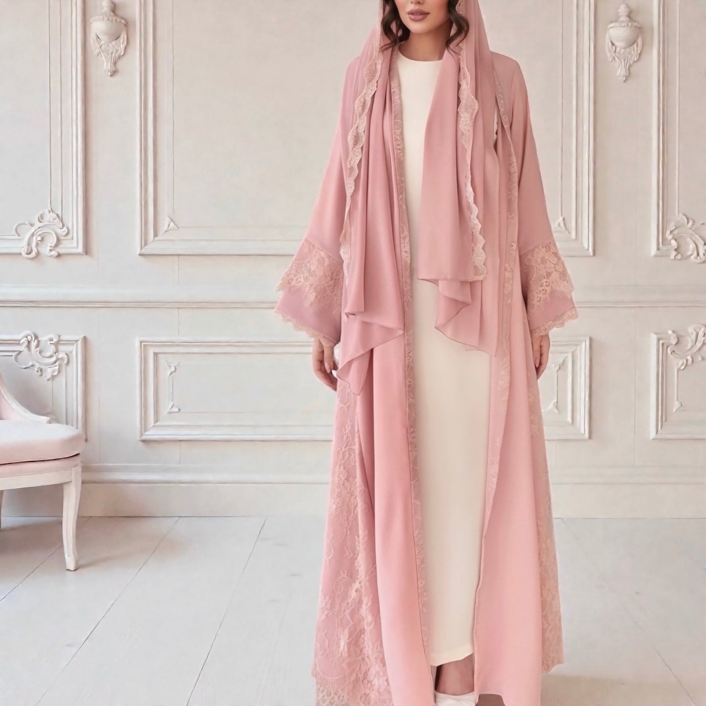 عباية لَيان - وَردي