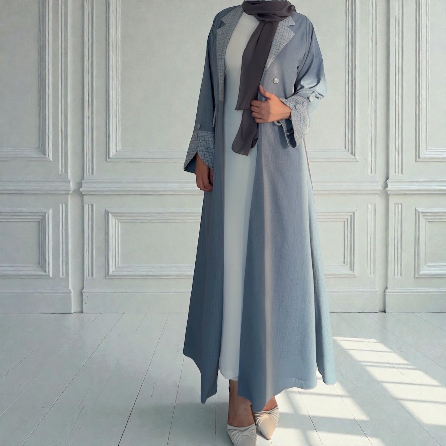 عباية غَيْم - أزرق