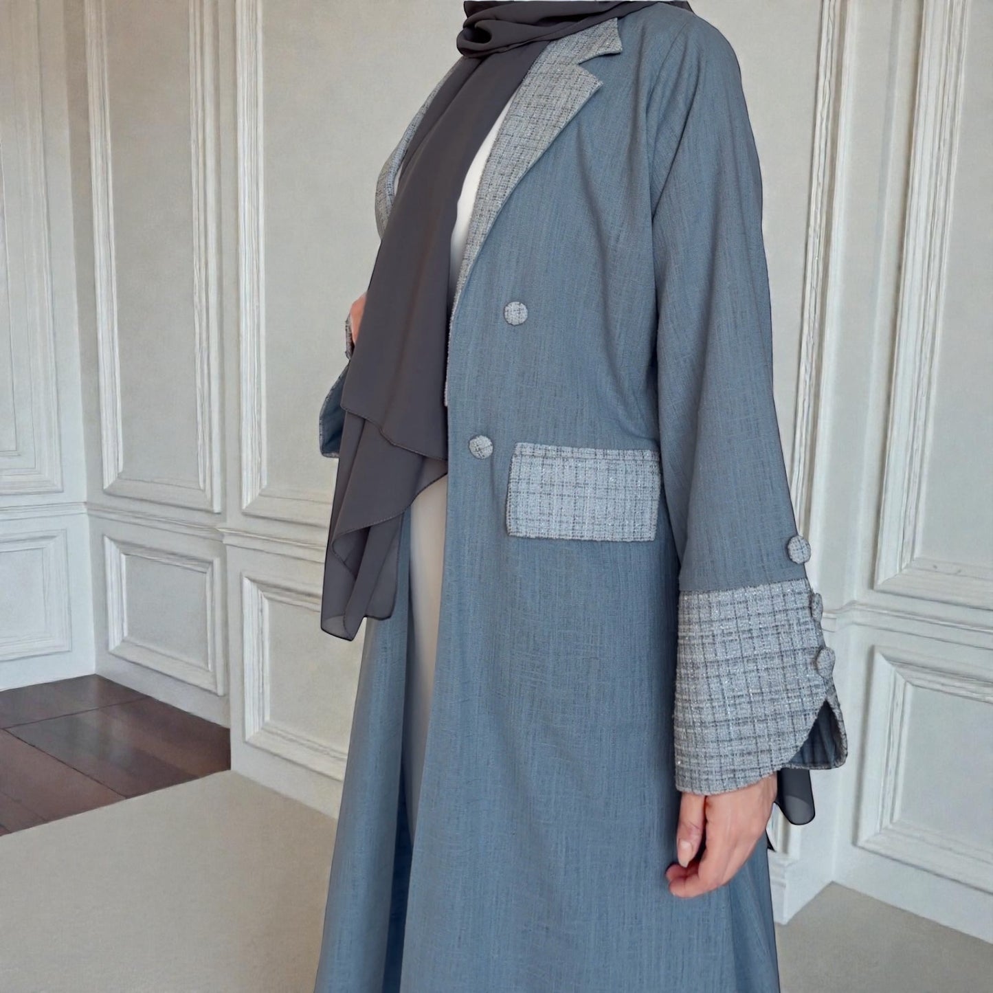 عباية غَيْم - أزرق