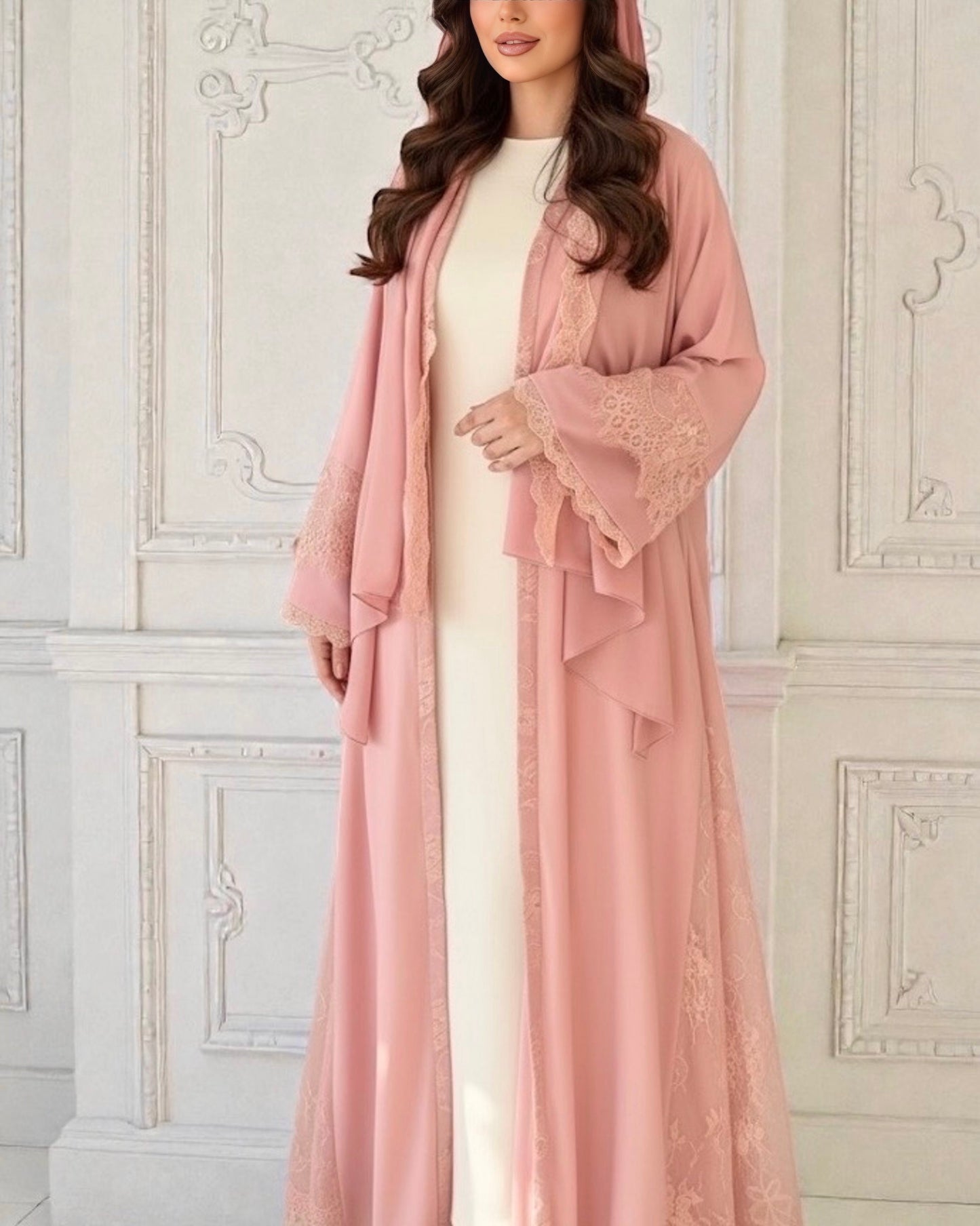 عباية لَيان - وَردي