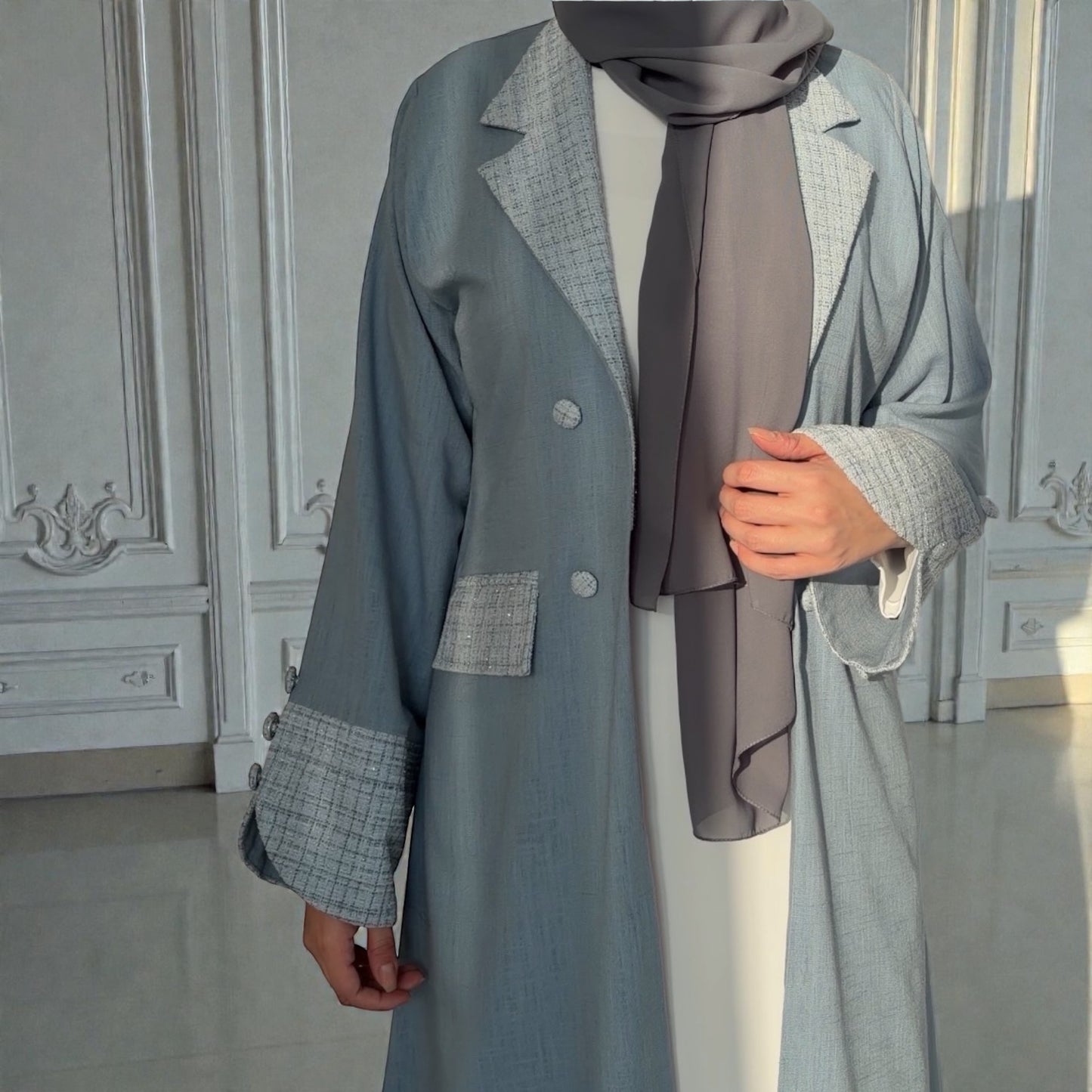 عباية غَيْم - أزرق