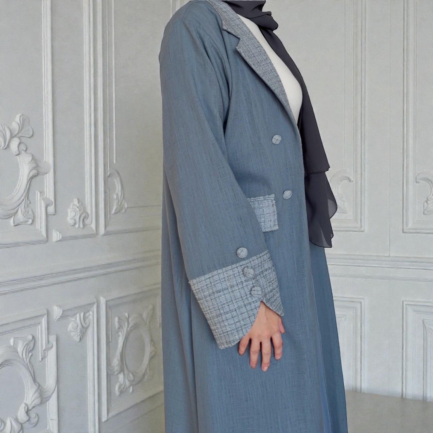 عباية غَيْم - أزرق