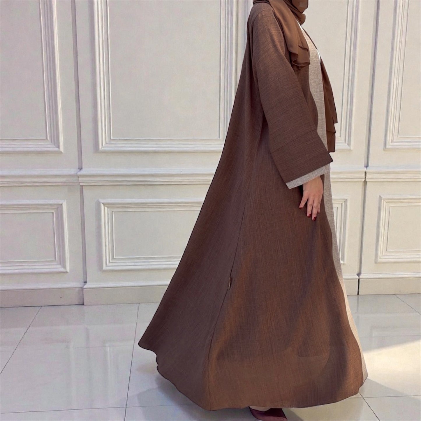 عباية جُمان - بُني -