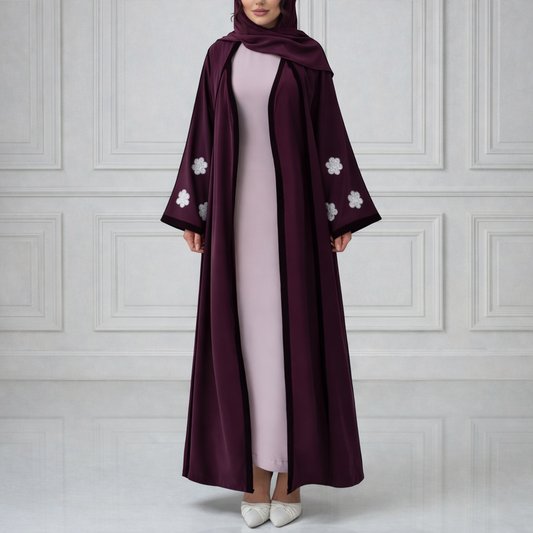 عباية رُمانة - برغندي