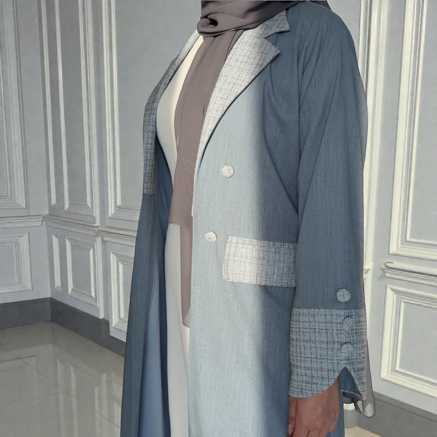 عباية غَيْم - أزرق