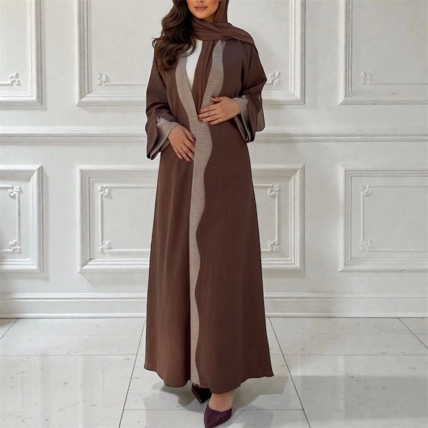 عباية جُمان - بُني -