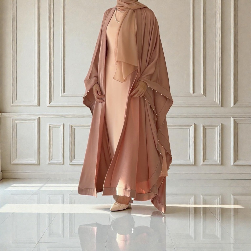 عباية ذَهب - وَردي -