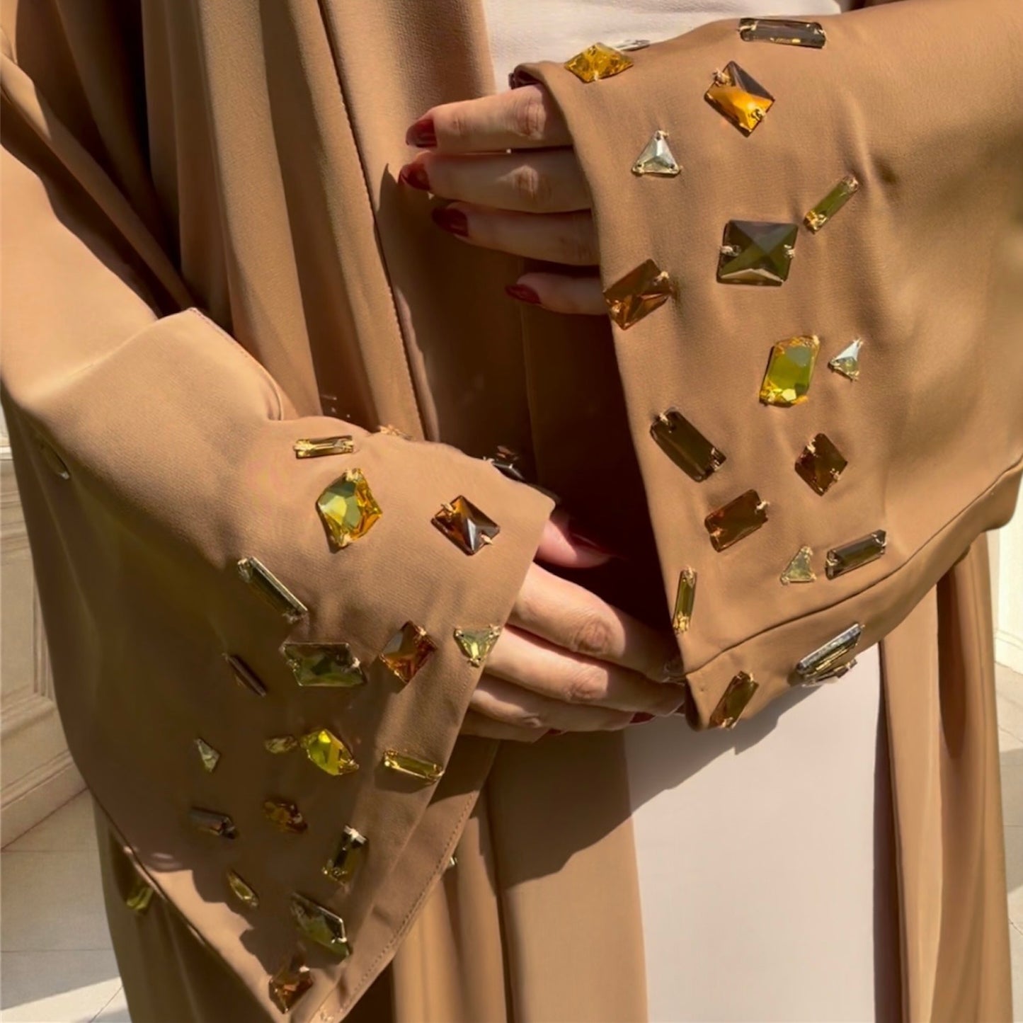 عباية تَرف - بُني عسلي -