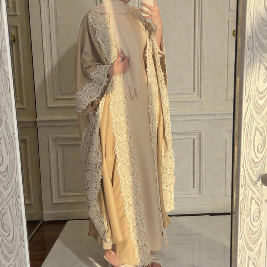 عباية شَمسة - لون بيج