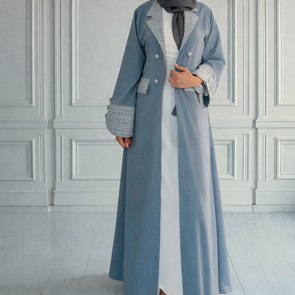 عباية غَيْم - أزرق