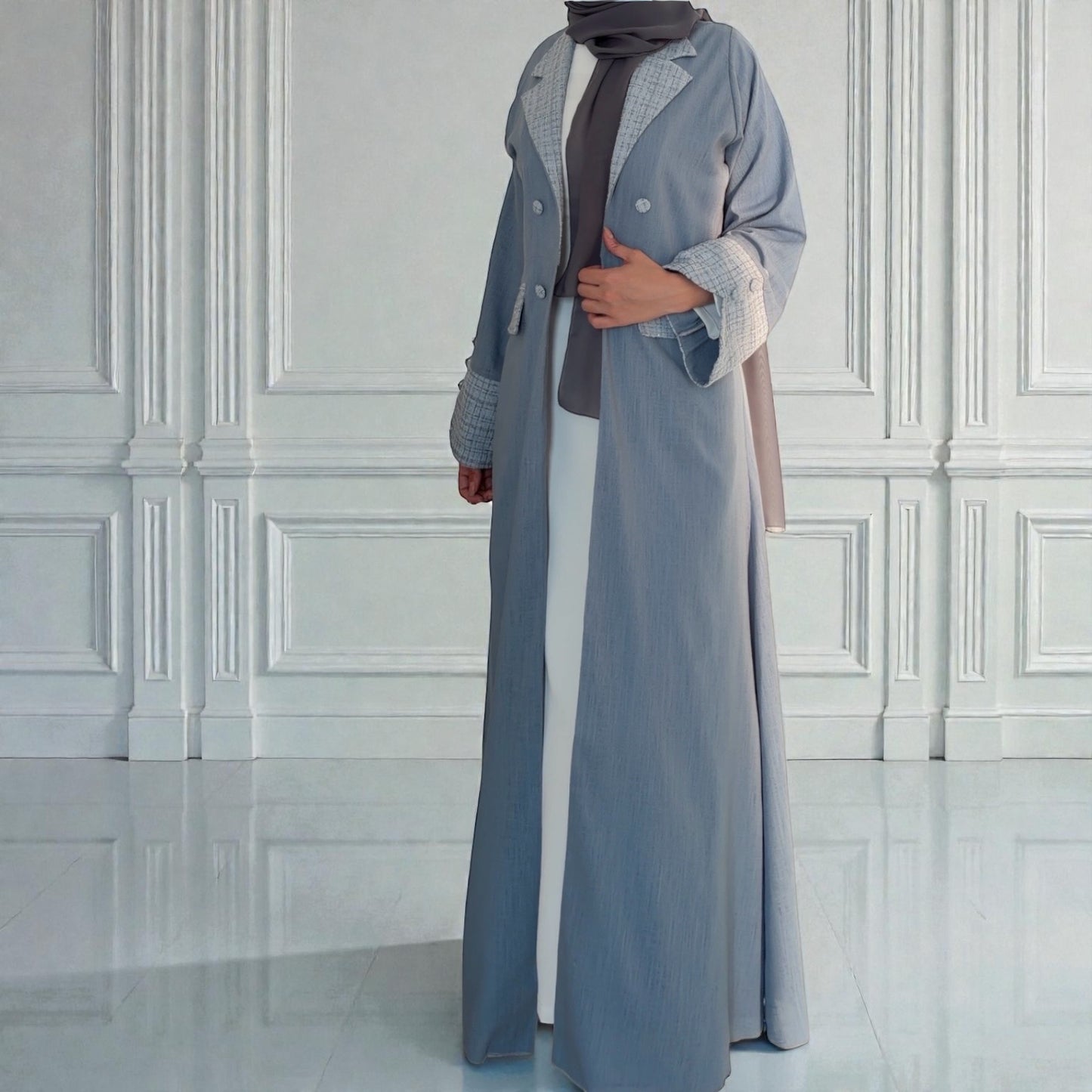 عباية غَيْم - أزرق