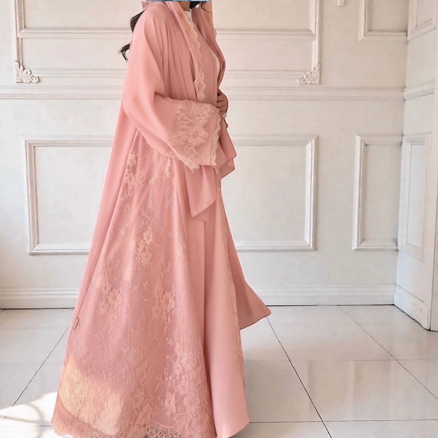 عباية لَيان - وَردي