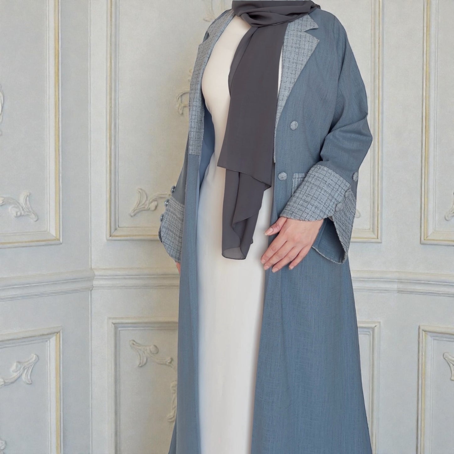 عباية غَيْم - أزرق