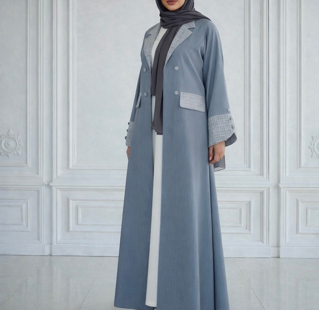 عباية غَيْم - أزرق