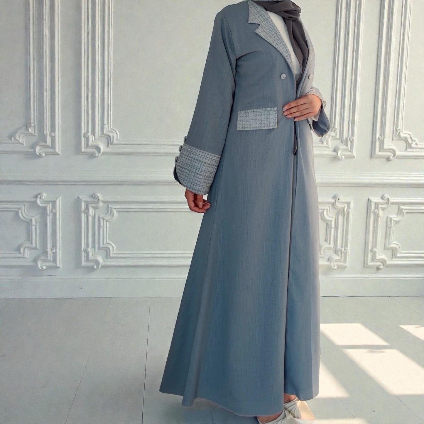 عباية غَيْم - أزرق