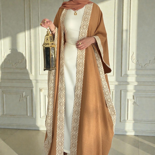 عباية غَزل - بُني عسلي