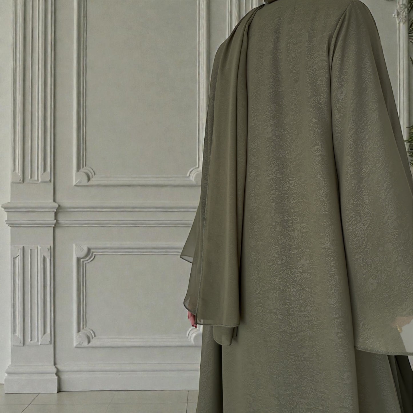 عباية جَلْنار - أخضر جبلي -