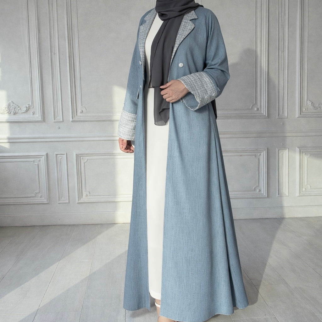 عباية غَيْم - أزرق