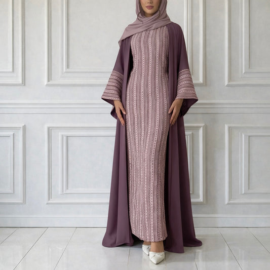 عباية أرجوان - بنفسجي هادئ