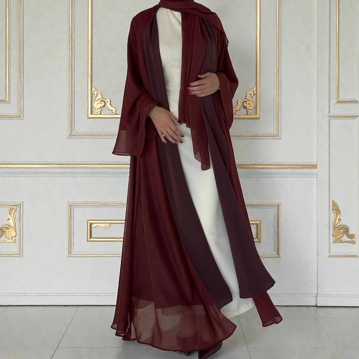 عباية جَلْنار - خَمري -