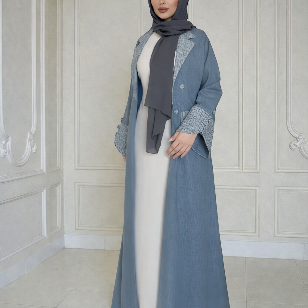 عباية غَيْم - أزرق