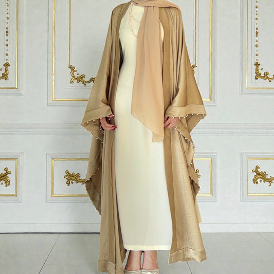 عباية ذَهب - بيج ذَهبي -