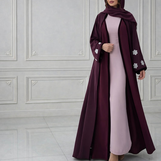 عباية رُمانة - برغندي