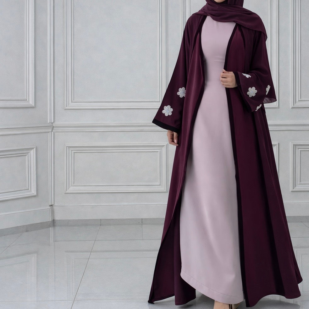 عباية رُمانة - برغندي