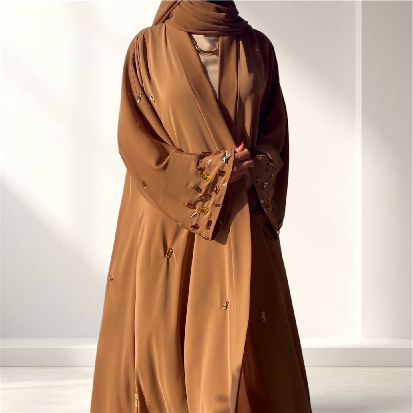 عباية تَرف - بُني عسلي -